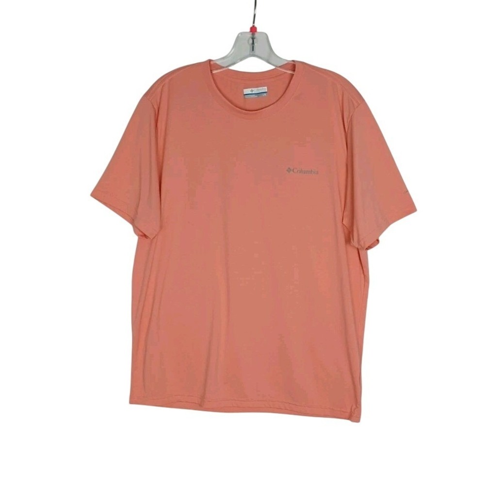 COLUMBIA OMNI-WICK CORAL REEF , L TEE TSHIRT MENS